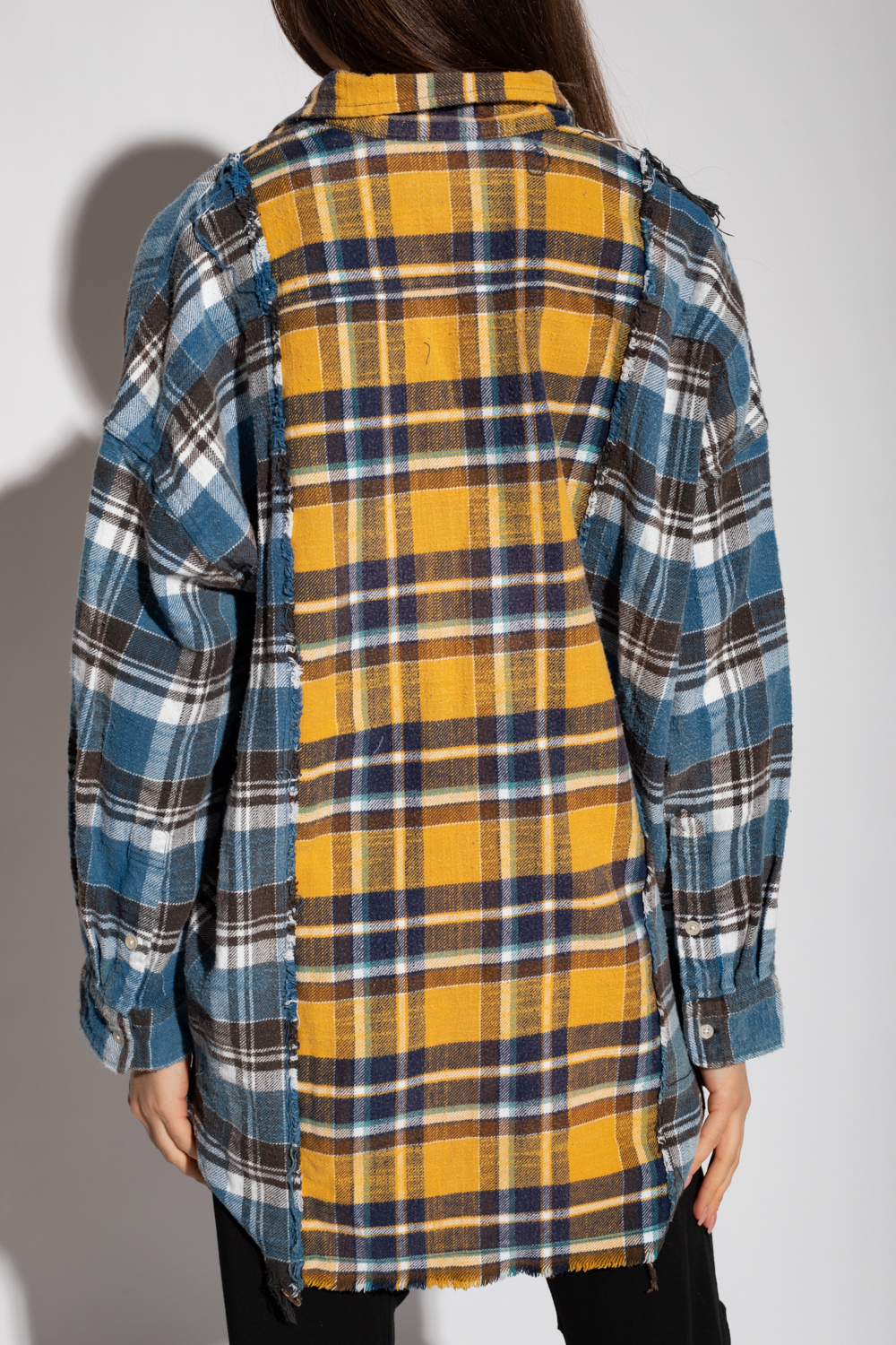 Checked shirt T Shirt R13 IetpShops Bahrain Sweatshirt T Shirt